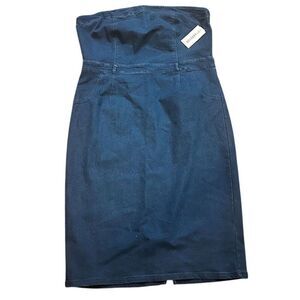 7th & Hudson Women's Strapless Midi Dress Blue Size 2X